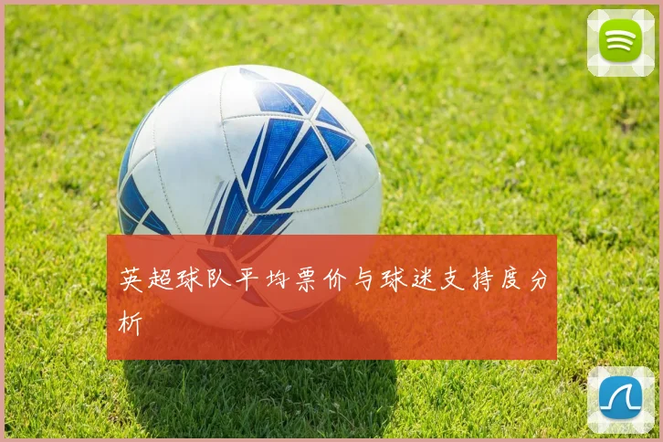 英超球队平均票价与球迷支持度分析